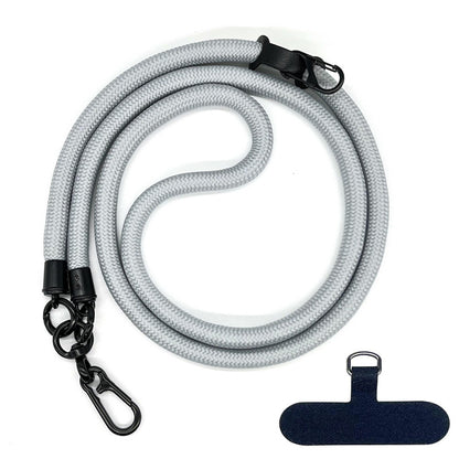 Cordon de téléphone en corde d’escalade 10 mm avec joint, bandoulière réglable pour téléphone portable et appareil photo, sangle anti-perte pour le cou