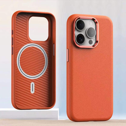 Coque magnétique en cuir uni premium