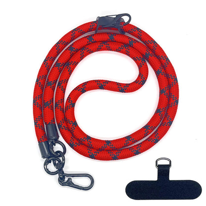Cordon de téléphone en corde d’escalade 10 mm avec joint, bandoulière réglable pour téléphone portable et appareil photo, sangle anti-perte pour le cou