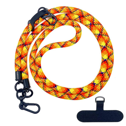 Cordon de téléphone en corde d’escalade 10 mm avec joint, bandoulière réglable pour téléphone portable et appareil photo, sangle anti-perte pour le cou